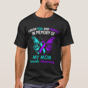Ik heb Blauwgroen en Paars Draag ter nagedachtenis T-shirt