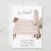 Ik heb Boho Chic Elegant Living Room Moving Aankondiging (Voorkant)