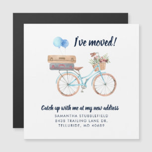 Ik heb Boho Moving Home Adres Aankondiging verplaa