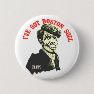 Ik heb Boston Soul. Ronde Button 5,7 Cm