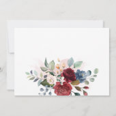 Ik heb Bourgogne Floral Botanisch verplaatst Aankondiging (Achterkant)