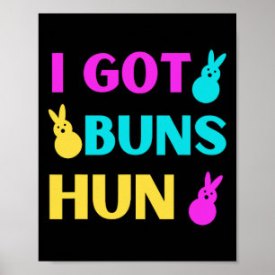 Ik heb Buns Marshmallow Snoep Bunnie Poster