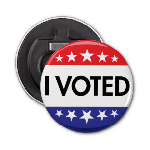 Ik heb Button 2024 gestemd Button Flesopener