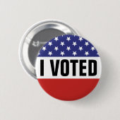 Ik heb Button Red White Blue Stars Stripes 2020 ge (Voorkant /achterkant)