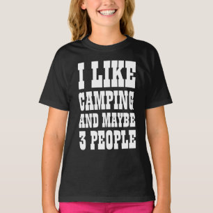 IK HEB CAMPING LIEF EN MISSCHIEN 3 PERSONEN T-Shir T-shirt