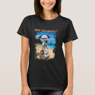 Ik heb chloor zwemredder zwembad Attenda T-shirt