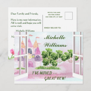 Ik heb Classic Fun New Buurbeweging verplaatst Aankondigingskaart