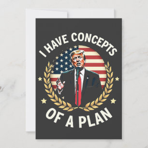 Ik heb concepten van een plan Trump debat verkiezi Kaart