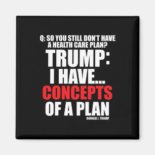 Ik heb... concepten voor een plan om op Trump te s Magneet
