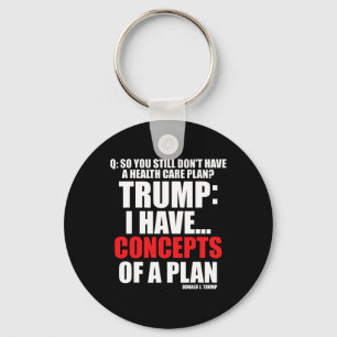 Ik heb... concepten voor een plan om op Trump-verk Sleutelhanger