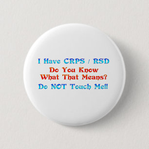 Ik heb CRPS RSD. Weet je wat dat betekent? Ronde Button 5,7 Cm