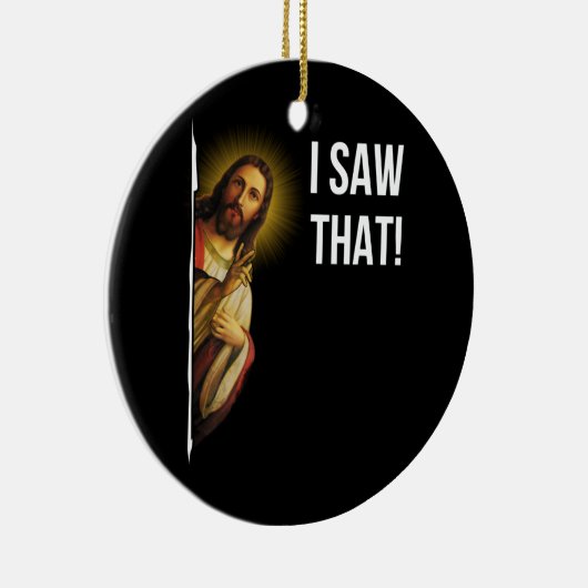 Ik heb dat Christelijk gezien. Keramisch Ornament (Rechts)