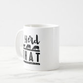 Ik heb dat gehoord koffiemok (Voorkant links)