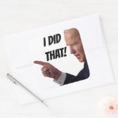 IK HEB DAT GEZEGD - Biden 3" Square Stickers (vel  (Envelop)