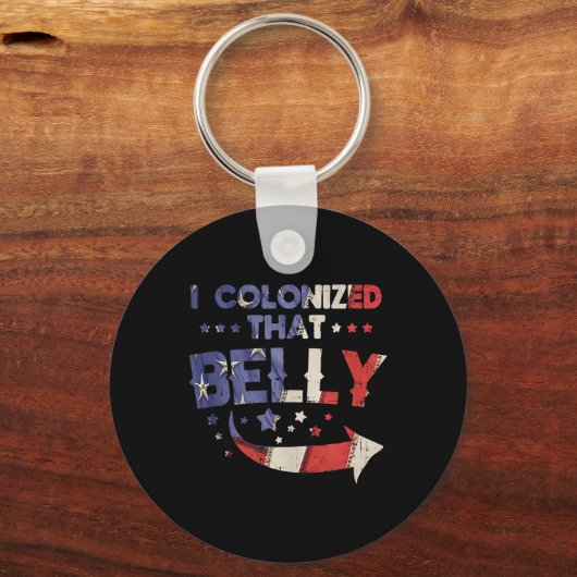 Ik heb dat op 4 juli jongstleden samengekleed. sleutelhanger (Voorkant)