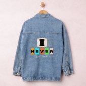 Ik heb dat T-shirt nooit gezegd – grappig sarcasti Denim Jacket (Hangar)