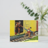 Ik heb de aankondiging verplaatst ~ De trein halen (Staand voorkant)