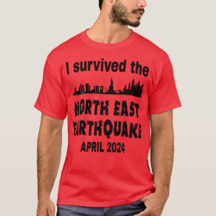 Ik heb de aardbeving in het noordoosten overleefd t-shirt