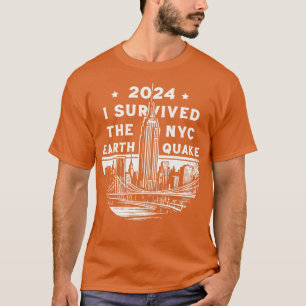 Ik heb de aardbeving van 2024 overleefd t-shirt
