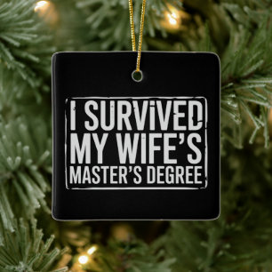 Ik heb de afstuderen van mijn vrouw met een master keramisch ornament