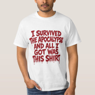 Ik heb de Apocalyps Overleefd Funny Halloween T-Sh T-shirt