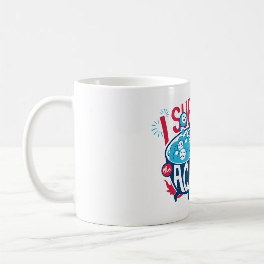 Ik heb de Aquapocalypse overleefd Koffiemok (Links)