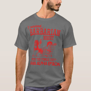 Ik heb de barbaarse nacht overleefd t-shirt