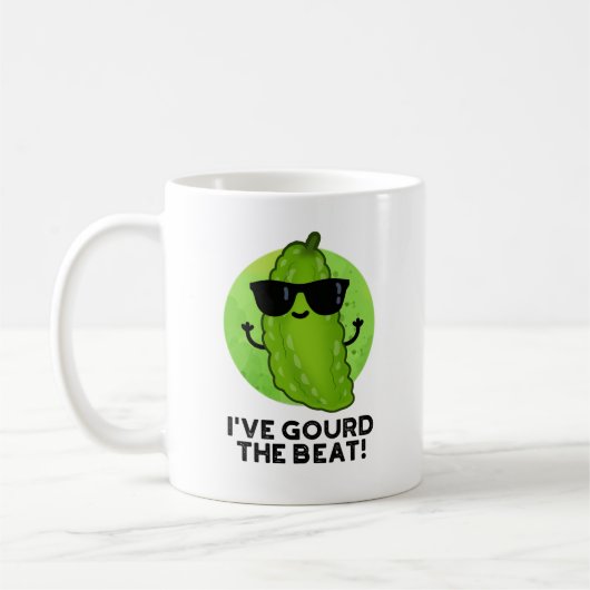 Ik heb de Beat Funny Veggie Pun gegoten Koffiemok (Links)