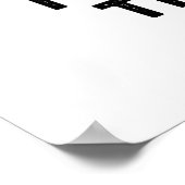 Ik heb de Beat Funny Veggie Pun gegoten Poster (Hoek)