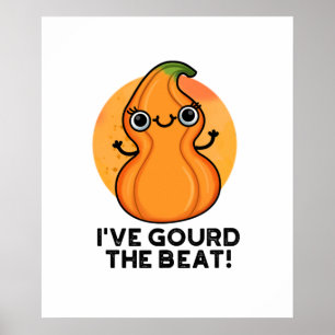 Ik heb de Beat Funny Veggie Pun gegoten Poster