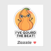 Ik heb de Beat Funny Veggie Pun gegoten Sticker (Vel)