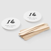 Ik heb de beste dag voor bruiloft handwaaier (Niet-gemonteerd)