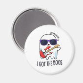 Ik heb de Boos Funny Halloween Music Ghost Pun Magneet (Voorkant / Achterkant)