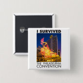 Ik heb de Button van het Verdrag van Philadelphia  (Voorkant /achterkant)