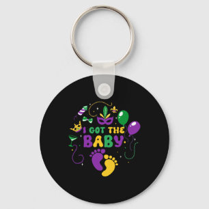 Ik heb de Byby Mardi Gras carnaval viering Sleutelhanger