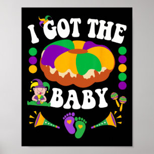 Ik heb de Byby Schattige Happy Mardi Gras Carnaval Poster