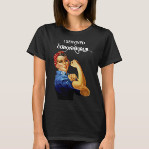 Ik heb de coronaquarantaine overleefd t-shirt