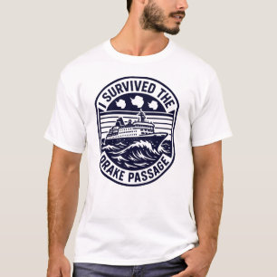 Ik heb de Drake Passage Antarctica overleefd T-shirt