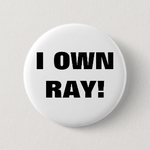 IK HEB DE EIGEN RAY! RONDE BUTTON 5,7 CM