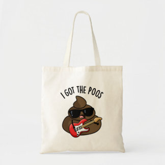 Ik heb de grappige poep blues woordspeling tote bag