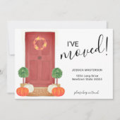 Ik heb de Herfst van de Deur Bewegd. Aankondiging (Voorkant)