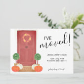 Ik heb de Herfst van de Deur Bewegd. Aankondiging (Staand voorkant)