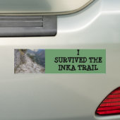 IK HEB DE INKA TRAIL BUMPERSTICKER OVERLEVEN (Op auto)