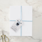 Ik heb de koude naar de feestdag geremd. | Financi Cadeaulabel (Met Touw)