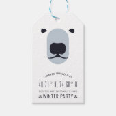 Ik heb de koude naar de feestdag geremd. | Financi Cadeaulabel (Voorkant)