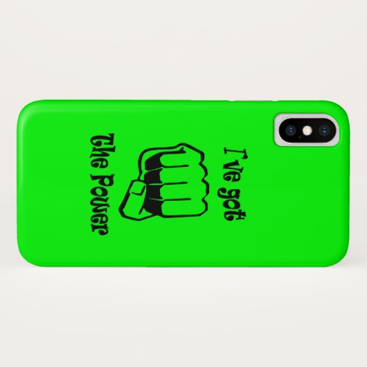 Ik heb de kracht Case-Mate iPhone case (Achterkant (horizontaal))