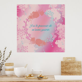 Ik heb de kracht om mezelf te genezen poster