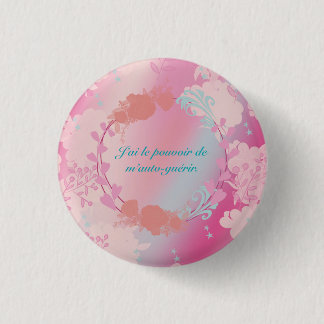 Ik heb de kracht om mezelf te genezen ronde button 3,2 cm