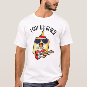 Ik Heb De Lijm Grappige Blues Woordspeling T-shirt