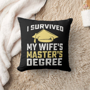 Ik heb de masterdiploma- afstuderen van mijn vrouw kussen